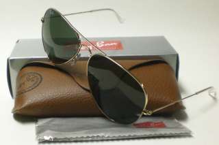 RAY BAN RB3026 RB 3026 GOLD L2846 SUNGLASSES 3N LARGE  