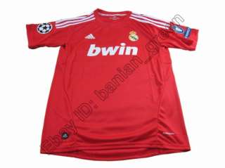 Real Madrid 2011/2012 3rd UCL Away Soccer Uniform Jersey + Shorts S/M 
