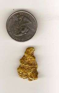10.6 gram Gold Nugget, 92% purity+ Placerville, CA  