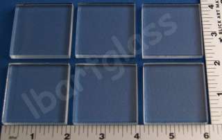 x1 7/8 CLEAR GLASS PENDANT MOSAIC CRAFTING TILES  