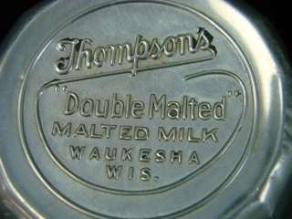   Aluminum Thompsons Double Malted Milk Shake Shaker Lot of 2  