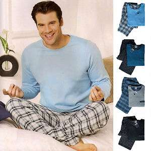 Herren Schlafanzug Pyjama 100% Baumwolle Gr. M, L, XL neu ovp 1 A 