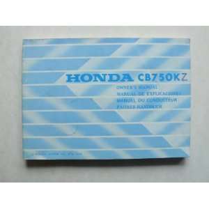 Honda CB 750 K (Z) Fahrer   Handbuch mit Schaltplan: .de: keine 