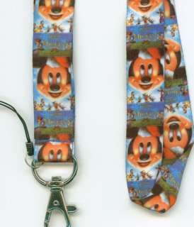MICKEY MOUSE Twice Upon a Christmas LANYARD Neck Strap  