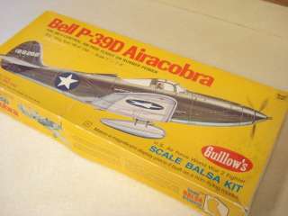 GUILLOWS BELL P 39D AIRACOBRA MODEL AIRPLANE KIT **  