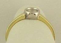 2CT SOLITAIRE BEZEL RING MOUNTING 14K YELLOW GOLD  