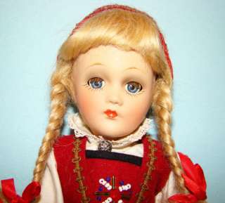 C1930 40 Norway Norwegian Bunad Costume Compo Doll Frantz Museum 