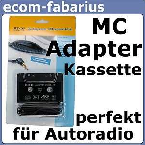 Adapter MC Kassette für Autoradio MP3 Player Adapterkassette 