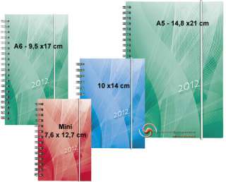Brunnen Taschenkalender Opus Spiral 2012 MINI 7,6x12,7  