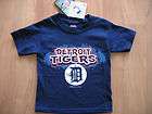 Detroit Tigers D logo T Shirt Youth L Large 100% Cotton Stitches New W 