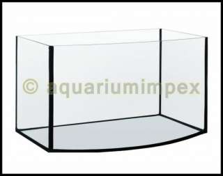 50x30x30 cm GEWÖLBT Aquarium + Beleuchtung 1x14 Watt T8 Abdeckung 