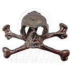   Steel Skull Pirate Lapel Crossbone Pin Badge Halloween Costume Brooch