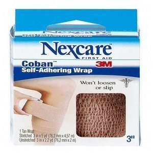  3m H1583 Nexcare Coban Self adherent Bandage   3 X 5yd   1 
