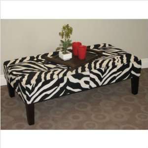 Large Zebra print Coffee Table   4D Concepts 45840 