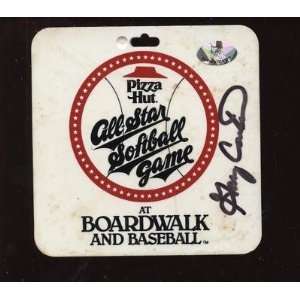  Gary Carter Autographed Ball   Boardwalk & Name Plate 