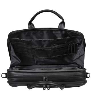 Dell Deluxe Black Leather 15.6 Laptop Bag (W0FCT) Made by Targus 