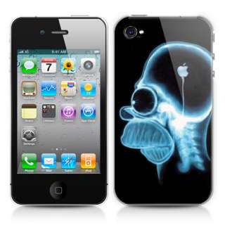 Cover iPhone 4   APPLE SIMPSON   Clear Custodia RIGIDA  