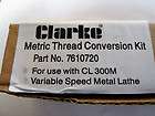 clarke metric thread conversion kit variable speed meta