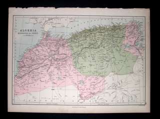 1879. BLACK   Marocco, Africa, Tunis, Algeria, Afrique  