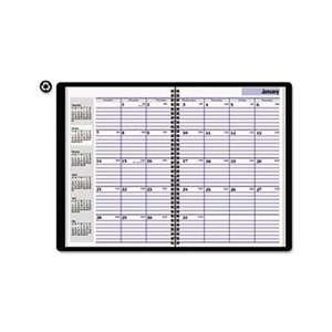  Recycled Monthly Planner, Black, 7 7/8 x 11 7/8, 2011 