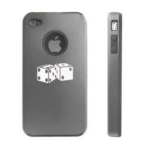   Silver D324 Aluminum & Silicone Case Dice: Cell Phones & Accessories