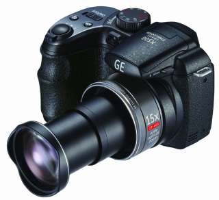 GE X500 Digital Camera+4GBNiMh Batteries & Charger+Case Bundle 14MP 