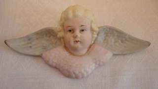   Angelot ange putti porcelaine biscuit ancien