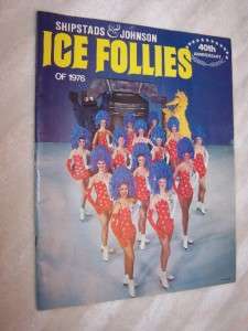 1976 Shipstads & Johnson Ice Follies 40th Anniversary Program Sesame 