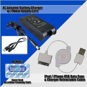  Kit AC Adapter/Battery Charger Power Supply Cord for Dell Inspiron 