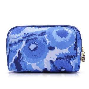   Portable Blue Flower Ink Art Cosmetic / Wash Bag / Travel Bag Beauty