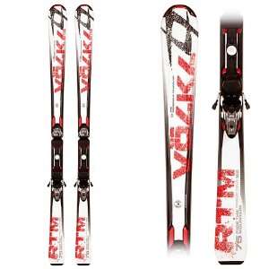  Volkl RTM 75 Skis with 4Motion 10.0 Bindings Sports 