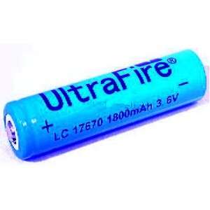   Ion Rechargeable Battery 1800 mAh CR17670 Lithium Ion