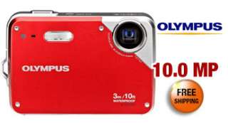 OLYMPUS X 560WP Red 10.0 MP 2.4 inch LCD 3X Optical Zoom Waterproof 