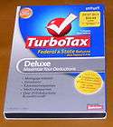 DELUXE TurboTax Federal & State Windows & Mac 2010 NEW