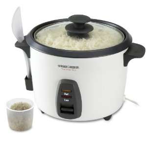    Black & Decker RC436 16 Cup Rice Cooker, White: Kitchen & Dining