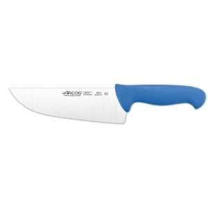   Inch 200 mm 2900 Range Wide Blade Butcher Knife, Blue Kitchen