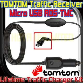 brand new original tomtom free lifetime traffic receiver with charging