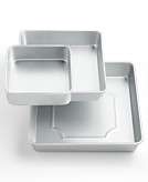   Reviews for Martha Stewart Collection 3 Piece Square Cake Pan Set