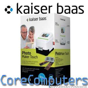 Kaiser Baas PhotoMaker Touch 9 MegaPixel Slide Negative Scanner LCD 