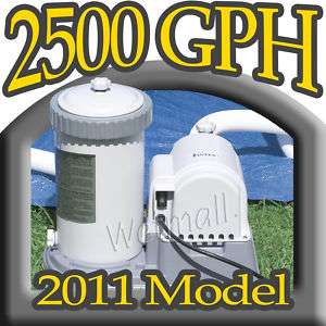 Intex 2500 gph Above Ground Swimming Pool Pump & Filter  