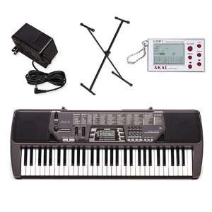  Casio CTK700 Keyboard with Power Supply, Stand and Akai 