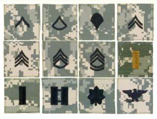ACU Digital Military Uniform Insignia Army Rank USA Made 2x2 Patch 