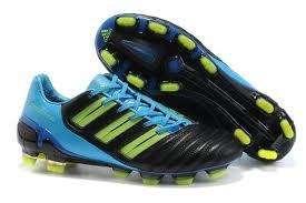 NIB Adidas AdiPower Predator TRX FG Black Sharp Blue Mens Soccer 