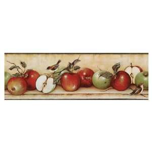 allen + roth Apples And Birds Wallpaper Border LW1341193