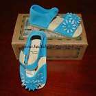 NIB Bear Feet TURQUOISE Sparkle Mum Sandals Shoe Blue 5