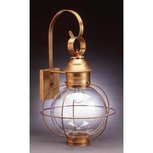 Northeast Lantern 2841 AC MED OPTCSG Caged Round Wall Antique Copper 