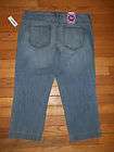   NAVY Womens NEW Mid Rise Capri Cropped Jeans Size 8 Miss 31x18  
