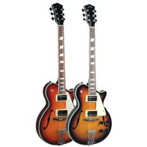    Johnson Delta Rose Archtop Electric Guitar Musical Instruments