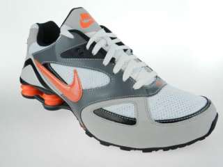 NIKE SHOX HERITAGE NEW Mens White Orange Running Shoes Size 9 