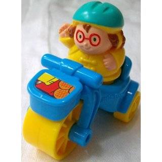   Meal Fisher Price Little People Maggie Riding a Bike Toy by McDonald